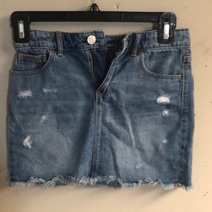 Gap kids mini jean skirt